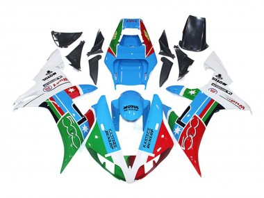 500 Light Blue 2002-2003 Yamaha R1 Motorcycle Fairing