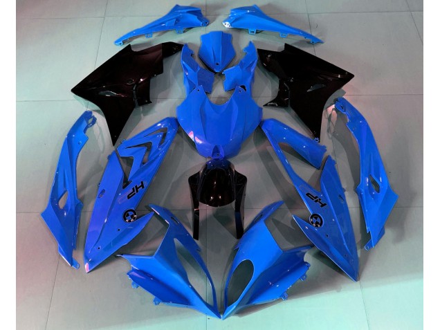 Alien Blue and White 2009-2014 BMW S1000RR Motorcycle Fairing