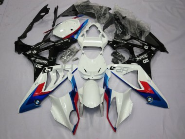 Alien Blue and White 2009-2014 BMW S1000RR Motorcycle Fairing