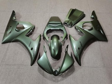 Army Green 2003-2004 Yamaha R6 Motorcycle Fairing