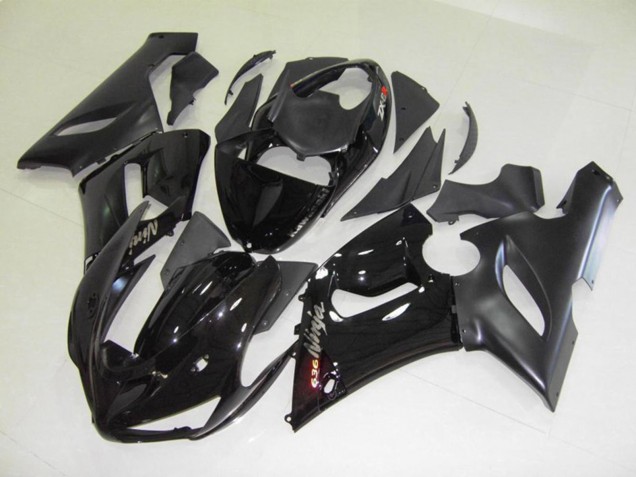 Black Gloss 2005-2006 Kawasaki ZX6R Motorcycle Fairing