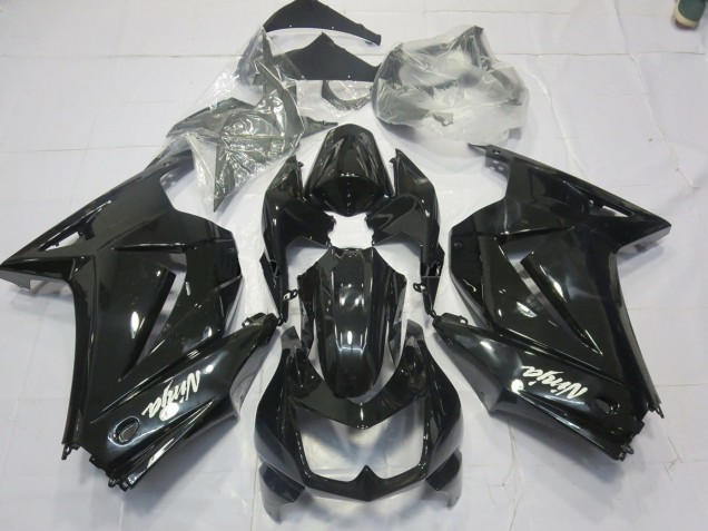 Black Gloss 2008-2012 Kawasaki Ninja 250 Motorcycle Fairing