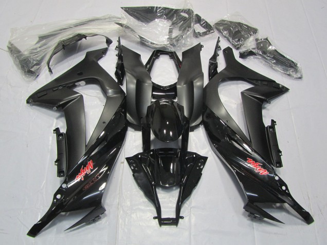 Black Matte Gloss 2011-2015 Kawasaki ZX10R Motorcycle Fairing