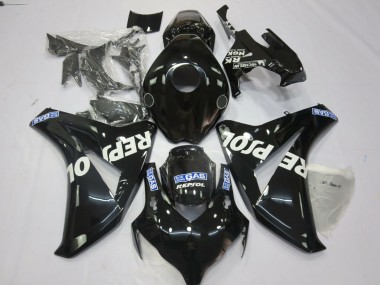 Black Repsol 2008-2011 Honda CBR1000RR Motorcycle Fairing