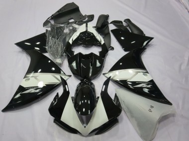 Black Silver White 2012-2014 Yamaha R1 Motorcycle Fairing