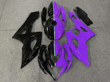 Black and Purple 2005-2006 Suzuki GSXR 1000 Motorcycle Fairing