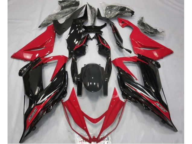 Black and Red 2013-2018 Kawasaki ZX6R Motorcycle Fairing