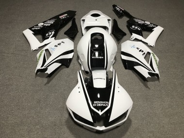 Black and White Design 2013-2023 Honda CBR600RR Motorcycle Fairing