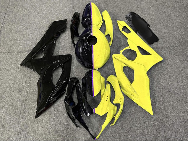 Black and Yellow 2005-2006 Suzuki GSXR 1000 Motorcycle Fairing