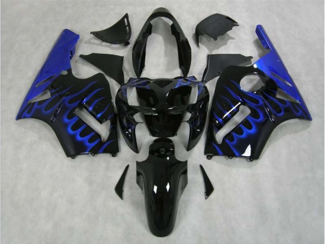 Blue Flame 2002-2005 Kawasaki ZX12R Motorcycle Fairing