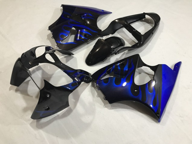 Blue Flame Kit 2000-2002 Kawasaki ZX6R Motorcycle Fairing