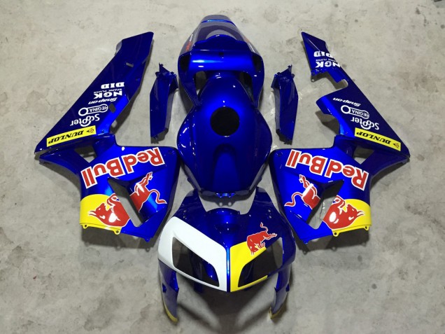 Blue Red Bull 2005-2006 Honda CBR600RR Motorcycle Fairing