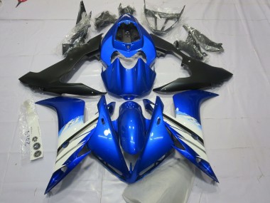 Blue and Black 2004-2006 Yamaha R1 Motorcycle Fairing