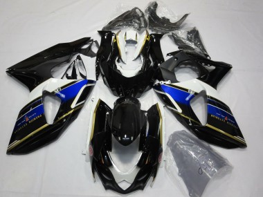 Blue and Gold 2009-2016 Suzuki GSXR 1000 Motorcycle Fairing