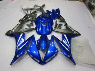 Blue and Matte 2004-2006 Yamaha R1 Motorcycle Fairing