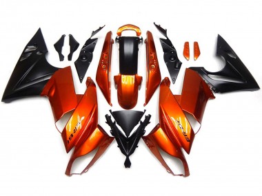 Burnt Orange 2009-2011 Kawasaki Ninja 650R Motorcycle Fairing