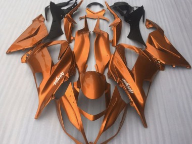 Candy Orange Gloss 2016-2019 Kawasaki ZX10R Motorcycle Fairing