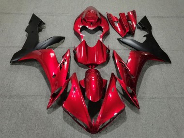 Candy Red & Black 2004-2006 Yamaha R1 Motorcycle Fairing