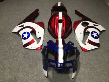 Captain America 2002-2005 Kawasaki ZX12R Motorcycle Fairing