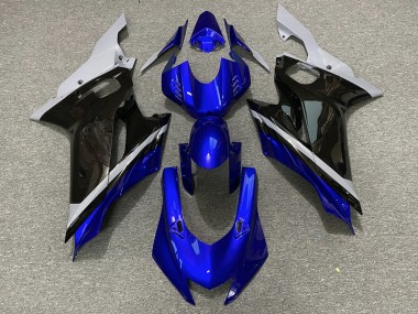 Cement Black and Blue 2017-2021 Yamaha R6 Motorcycle Fairing