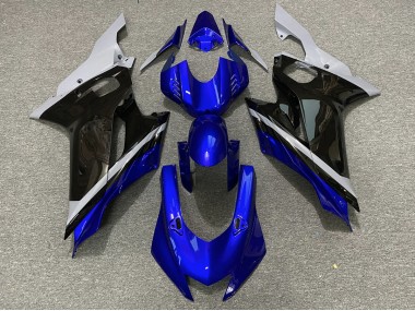 Cement Black and Blue 2017-2021 Yamaha R6 Motorcycle Fairing