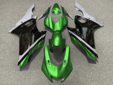 Cement Black and Green 2017-2021 Yamaha R6 Motorcycle Fairing