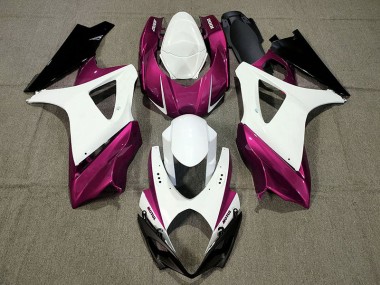 Custom Design Pink 2007-2008 Suzuki GSXR 1000 Motorcycle Fairing