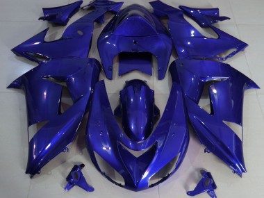 Deep Blue Plain 2006-2007 Kawasaki ZX10R Motorcycle Fairing