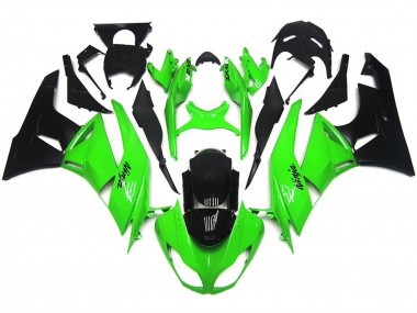 Deep Gloss Green Sharp 2009-2012 Kawasaki ZX6R Motorcycle Fairing