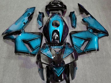 Deep Light Blue 2005-2006 Honda CBR600RR Motorcycle Fairing