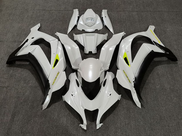 Deep Pearl White 2016-2019 Kawasaki ZX10R Motorcycle Fairing