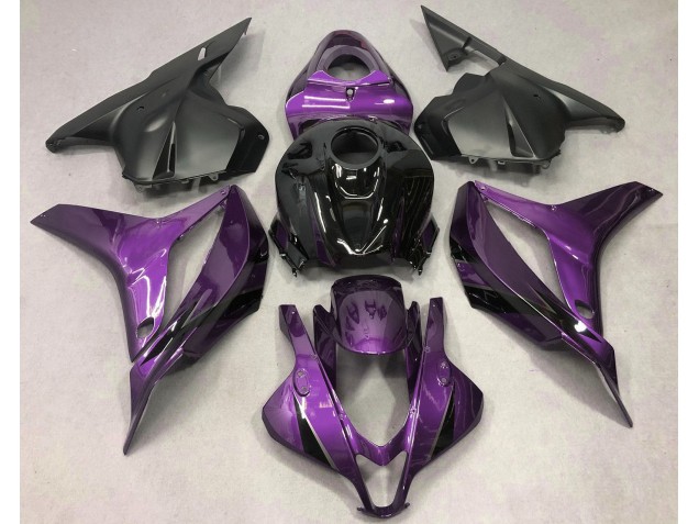 Deep Purple with Black 2009-2012 Honda CBR600RR Motorcycle Fairing