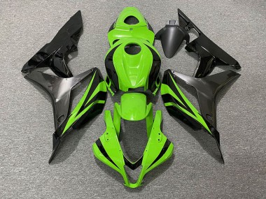 Electric Green OEM Style & Grey 2007-2008 Honda CBR600RR Motorcycle Fairing