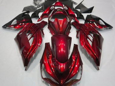 Fire Red Gloss 2012-2021 Kawasaki ZX14R Motorcycle Fairing