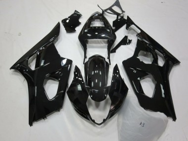 Gloss Black 2003-2004 Suzuki GSXR 1000 Motorcycle Fairing