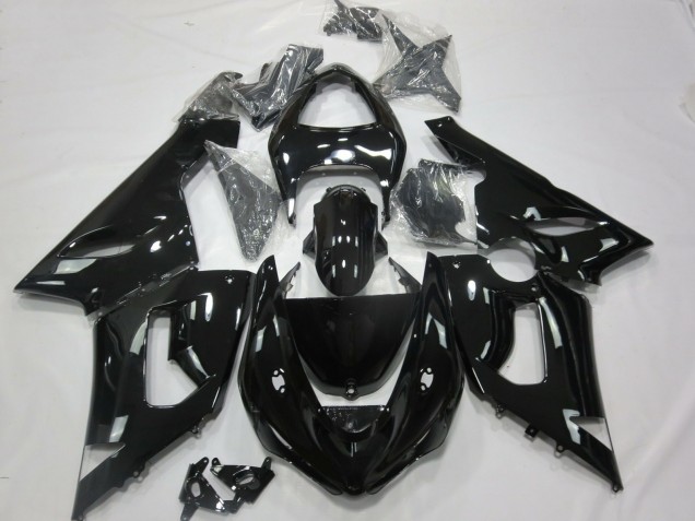 Gloss Black 2005-2006 Kawasaki ZX6R Motorcycle Fairing