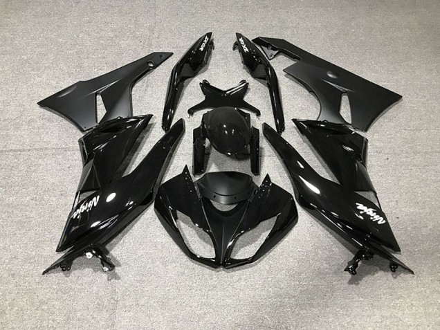 Gloss Black 2009-2012 Kawasaki ZX6R Motorcycle Fairing