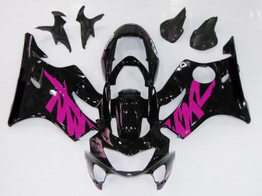 Gloss Black & Pink 1999-2000 Honda CBR600 F4 Motorcycle Fairing