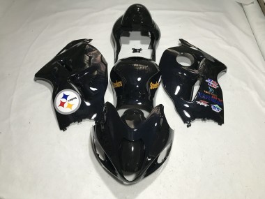 Gloss Black Team Logo 1997-2007 Suzuki GSXR 1300 Hayabusa Motorcycle Fairing