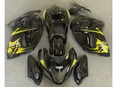 Gloss Black & Yellow 2008-2020 Suzuki GSXR 1300 Hayabusa Motorcycle Fairing