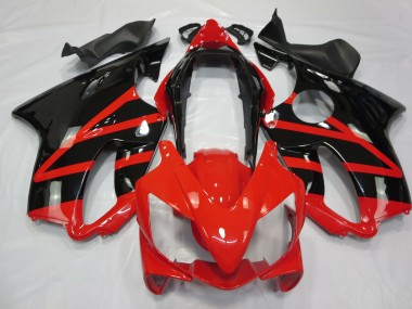 Gloss Black and Red 2004-2007 Honda CBR600 F4i Motorcycle Fairing