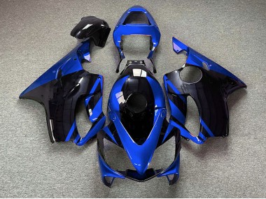 Gloss Blue and Black 2001-2003 Honda CBR600 F4i Motorcycle Fairing