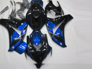 Gloss Blue and Black 2008-2011 Honda CBR1000RR Motorcycle Fairing