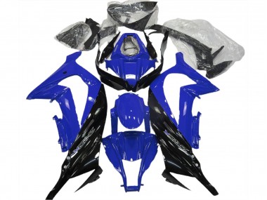 Gloss Blue and Black 2011-2015 Kawasaki ZX10R Motorcycle Fairing