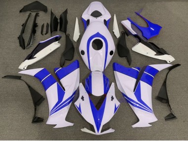 Gloss Blue and White 2012-2016 Honda CBR1000RR Motorcycle Fairing