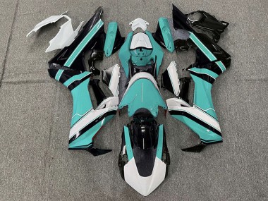 Gloss Cyan White and Black 2017-2023 Honda CBR1000RR Motorcycle Fairing