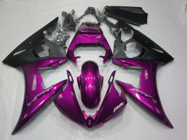 Gloss Dark Pink 2005 Yamaha R6 Motorcycle Fairing