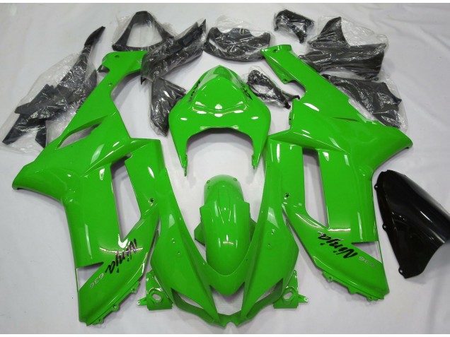 Gloss Green 2007-2008 Kawasaki ZX6R Motorcycle Fairing