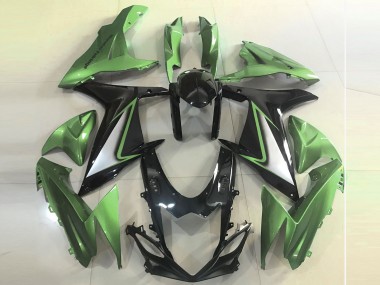 Gloss Green Edges 2011-2024 Suzuki GSXR 600-750 Motorcycle Fairing