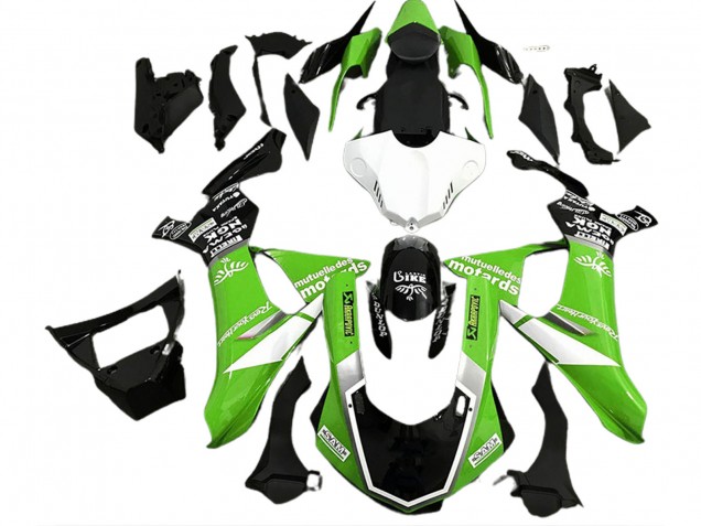 Gloss Green Logo Style 2015-2019 Yamaha R1 Motorcycle Fairing